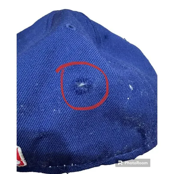 Chicago Cubs Vintage New Era Fitted Hat Sz 7 1/8 59FIFTY USA Pro Model - Picture 4 of 6